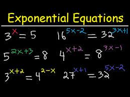 Solving Exponential Equations With