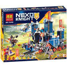 Đồ chơi lắp ráp lego nexo knights pháo đài hiệp sĩ di động bela 10490.