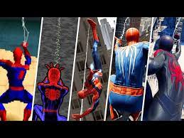 web zip evolution in spider man games
