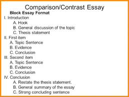 Compare Contrast Essay Outline Experience For Slide Entire Visualize