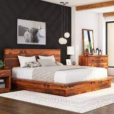 delaware king wood bed frame