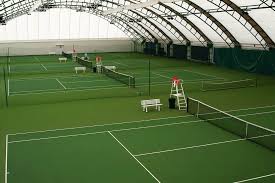 are indoor tennis courts faster the