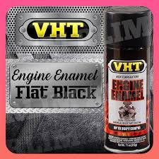 Vht Engine Enamel Flat Black Spray