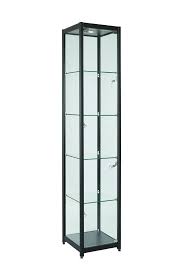 glass cabinet aluminium single door