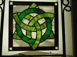 12 X 12 Stained Glass Celtic Knot