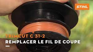Remplacer le fil de coupe - TrimCut 31-2 - Coupe-bordures STIHL - YouTube