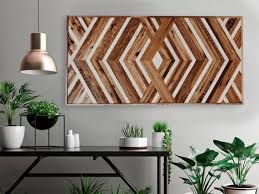 Modern Reclaimed Wood Wall Art