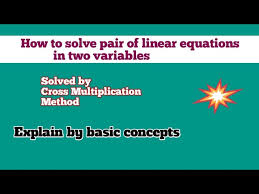 Linear Equations In Two Variable