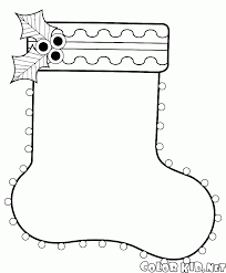Custom color palette colors of this design can be customized. Christmas Stocking Coloring Page Carinewbi