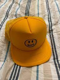 Add to favorites mack truck bulldog hat, custom mack trucker hat, richardson 112 style, mack trucking cap, unique gift for him, neon yellow safety color. Drew House Drewhouse Mascot Smiley Face Trucker Hat