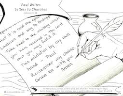 paul writes letters to churches teach