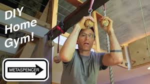 diy home gym workout room for climbing
