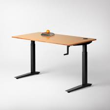 Add to your at work collection with the new height adjustable desk. Jarvis Crank Powered Standing Desk Fully
