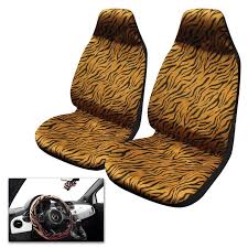 Masque Sumatra Tan Zebra Seat Cover W