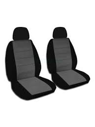 Two Tone Car Seat Covers Semi Custom