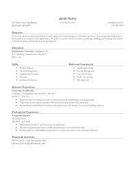 internship resume template and job