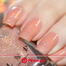 We've searched the instagram in order to find the best nail. Peachy Queen Peach Holographic Sheer Jelly Nail Polish By Ilnp In 2020 Pretty Nail Art Designs Peach Nails Gel Nails Clara Beauty My