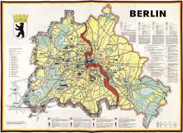 persuasive map of a divided berlin