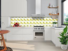 lemon ceramic fruit wall tiles kitchen