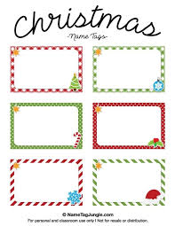 Free Printable Christmas Table Place Cards Template