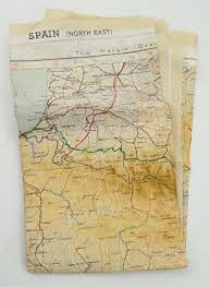 Portugal is the westernmost country of europe and is one of the top 20 most visited countries of the world. Imcs Militaria British Us Silk Escape Map France Spain Portugal
