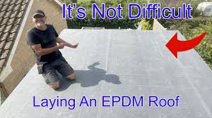 laying an epdm rubber roof it s not