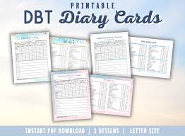 dbt diary cards printable for s