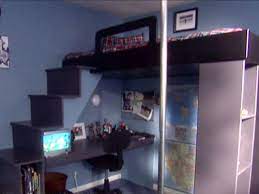 Bunk beds are very important for child. How To Build A Loft Bed With A Desk Underneath Hgtv