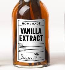 homemade vanilla extract labels
