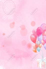 pink cartoon cute balloon gift festival