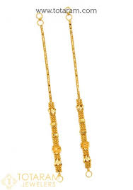 gold ear chains gold matilu 22k gold