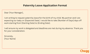 draft your paternity leave application
