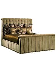 Tufted Headboard And Rolled Footboard