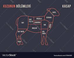 Lamb Or Mutton Cuts Diagram Butcher Shop