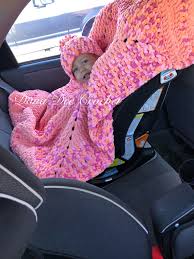 Chunky Car Seat Poncho Pattern