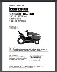 sears craftsman gt6000 garden tractor