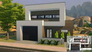 maison moderne sims 4 construction