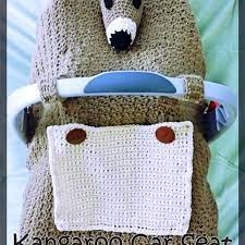Kangaroo Infant Car Seat Canopy Crochet