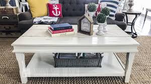 easy chalk paint coffee table makeover