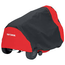 Craftsman Black Polyester Tractor Cover
