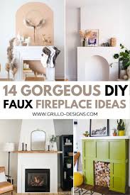 14 Gorgeous Faux Fireplace Ideas