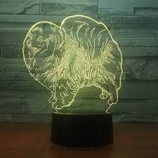 Us 11 94 40 Off Cut Dog 3d Night Light 7 Colors Light Home Decoration Lamp Amazing Visualization Optical Table Lamp Children Best Gift In Led Night