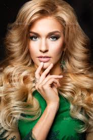 y blonde woman with long curly hair