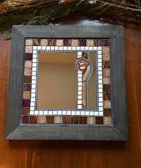 Mosaic Mirror With Tiles Stained Glass