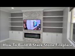 How To Build A Stack Stone Fireplace