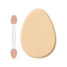 oval cream makeup sponge