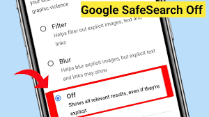 google safe search won t turn off