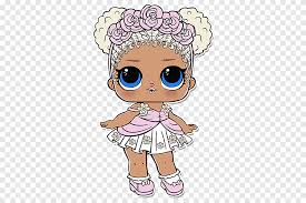 Printable coloring and activity pages are one way to keep the kids happy (or at least occupie. Doll Coloring Book Child L O L Surprise Confetti Pop Series 3 Toy Doll Child Toddler Png Pngegg