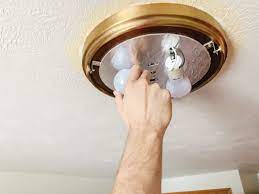 how to remove flush mount ceiling light