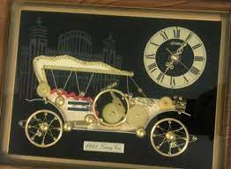 Collectible Automotive Wall Clock Made